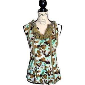 Anthropologie One September Boho Sleeveless Top Size Small